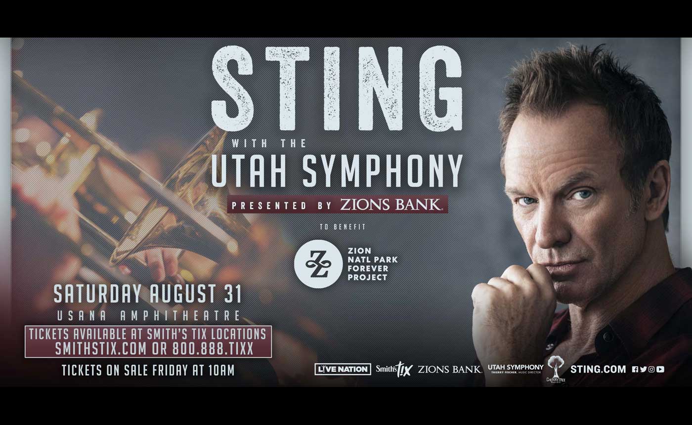 Sting with the Utah Symphony