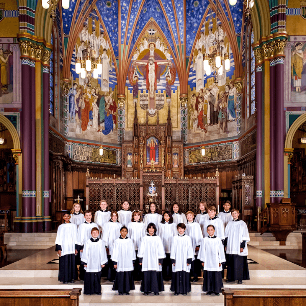 Choristers from the Madeleine Choir School
