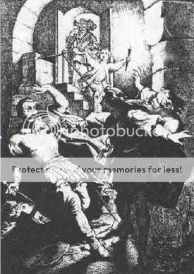 Fidelio, Act II, Scene 3 (“Er sterbe”), an engraving from 1815