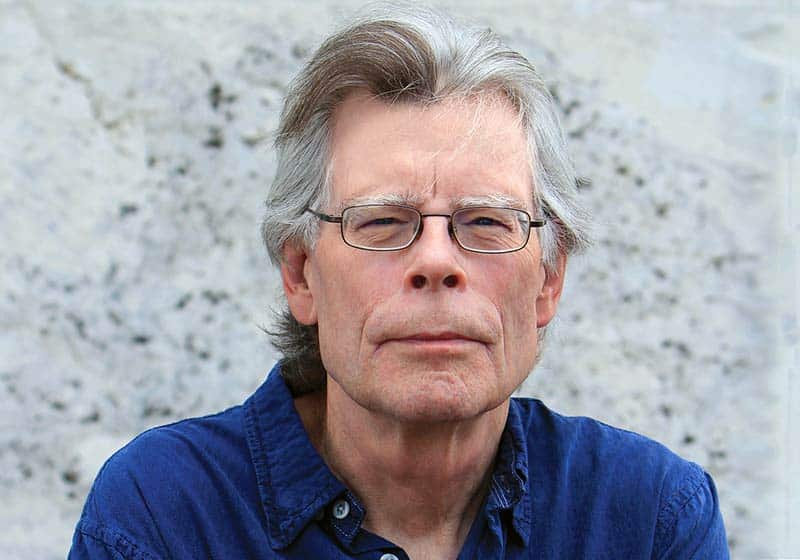 Headshot of Stephen King.