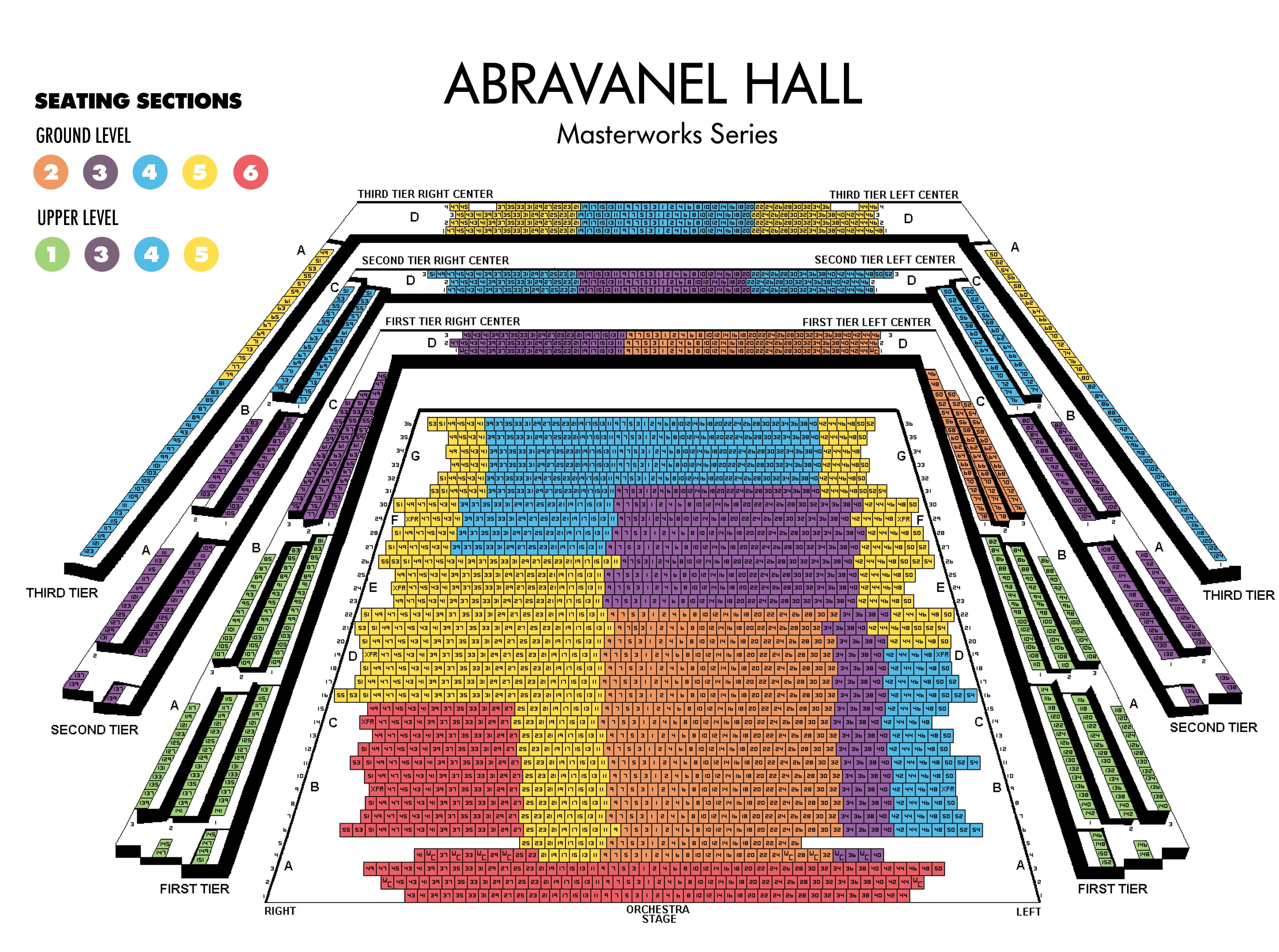 Covey Center Seating Chart