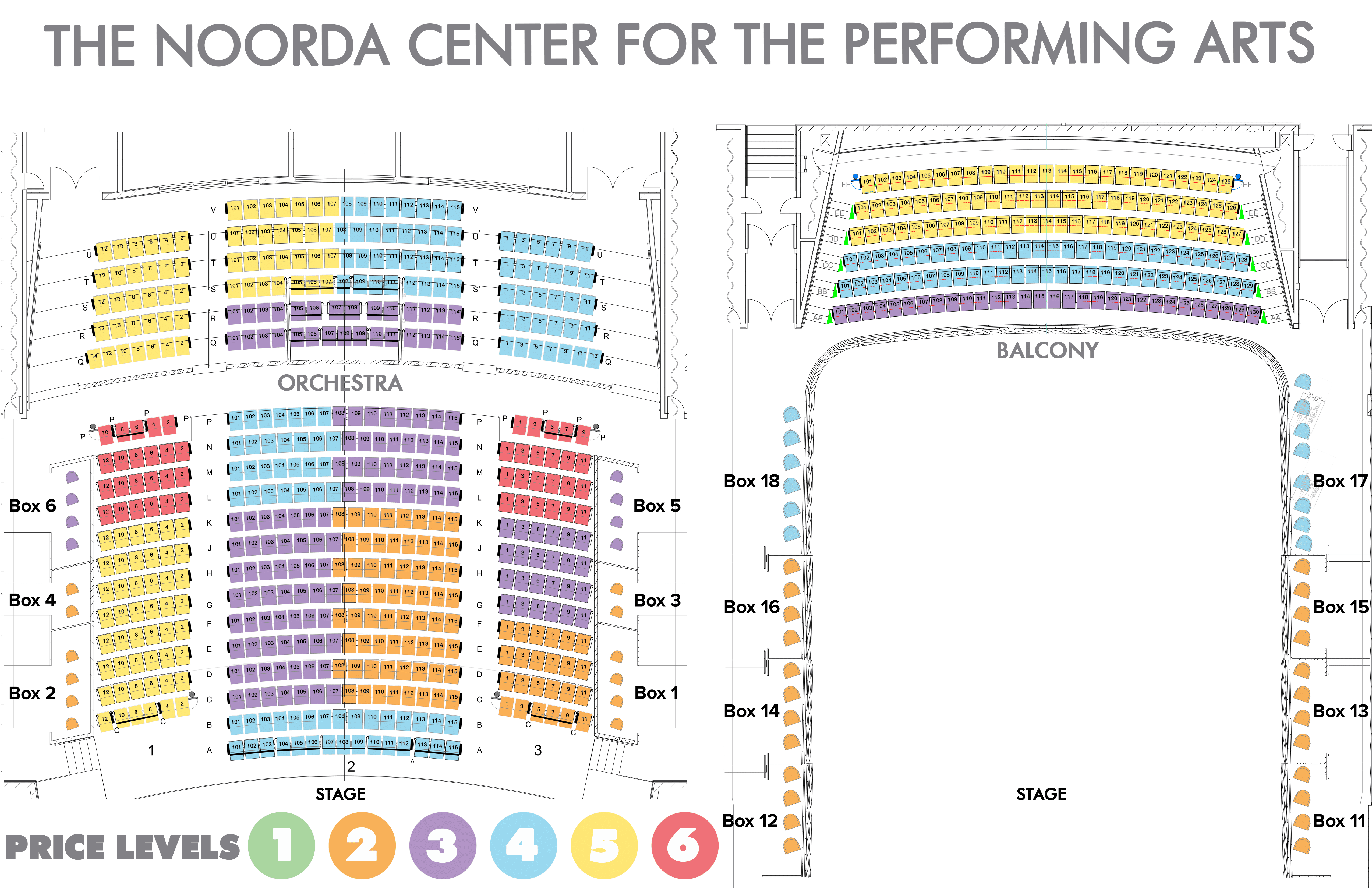 Dejoria Center Seating Chart