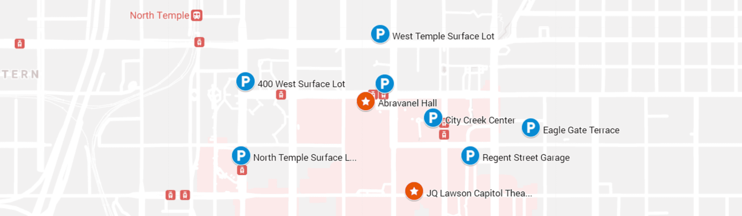 Salt Lake City Parking Map