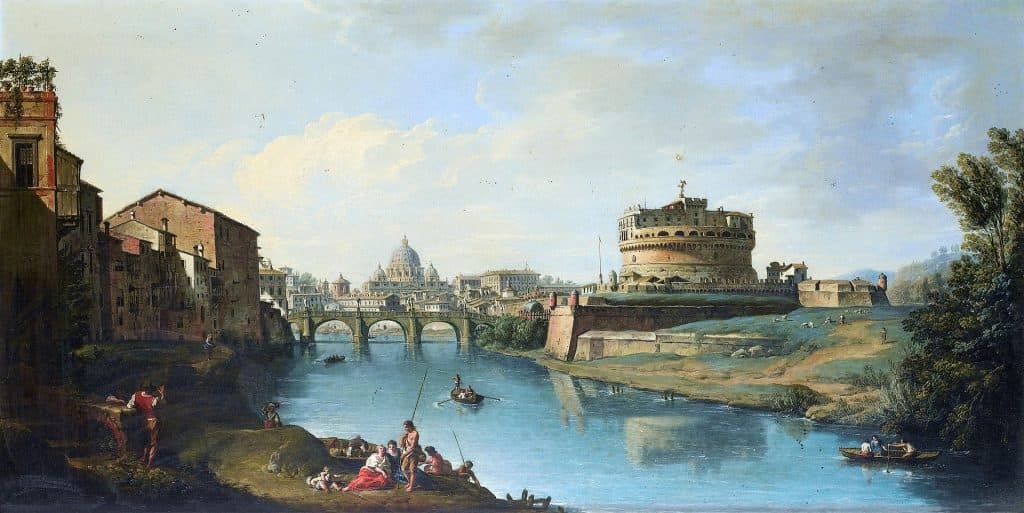 Castel Sant'Angelo, 18th century painting