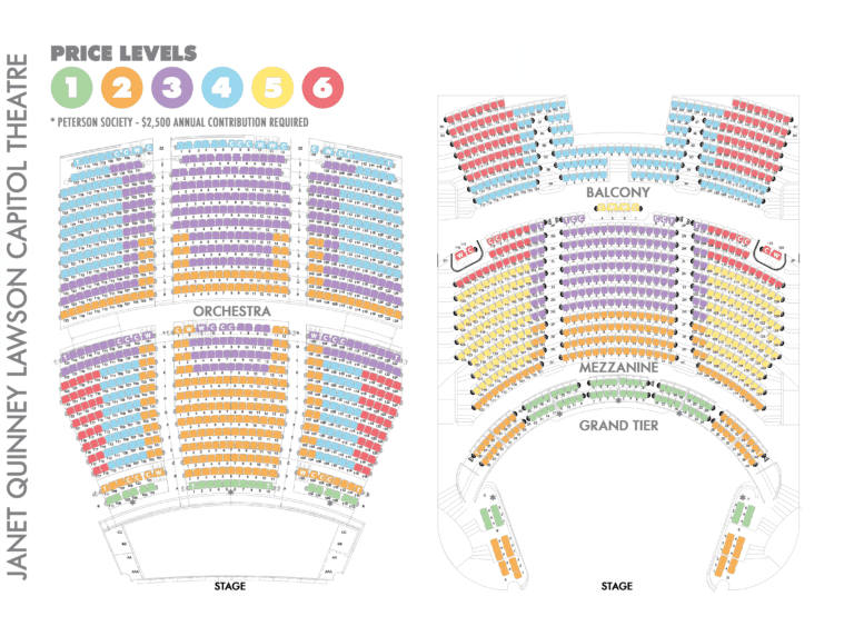 Seating Charts Utah Opera