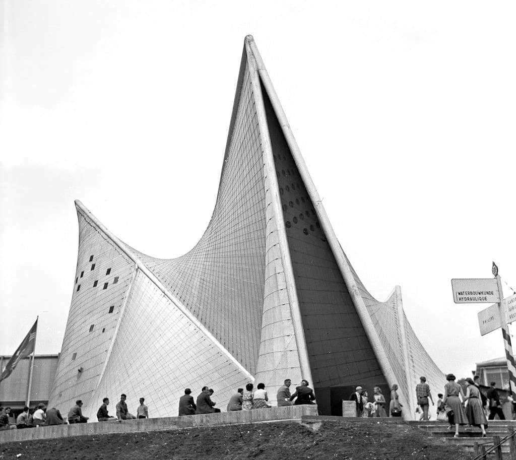 The Philips Pavilion at the Brussels World’s Fair ‘58