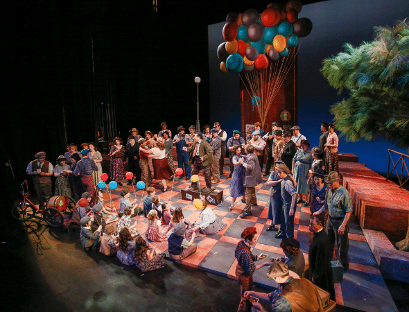 Utah Opera's 2018 production of Pagliacci Photo: Kent Miles