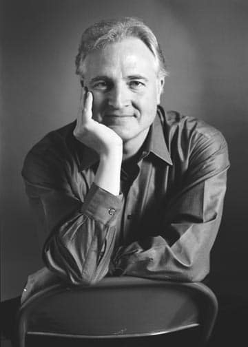 Black and white headshot of Paul Moravec.