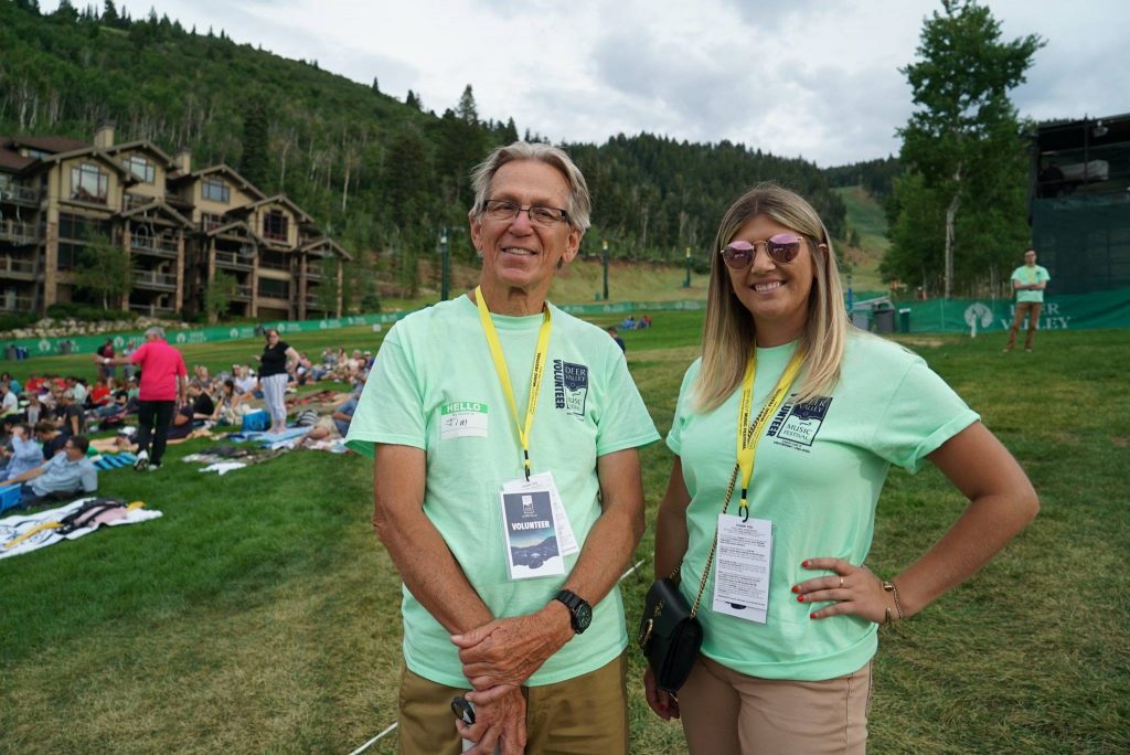 Backstage at the Deer Valley® Music Festival The volunteers that make