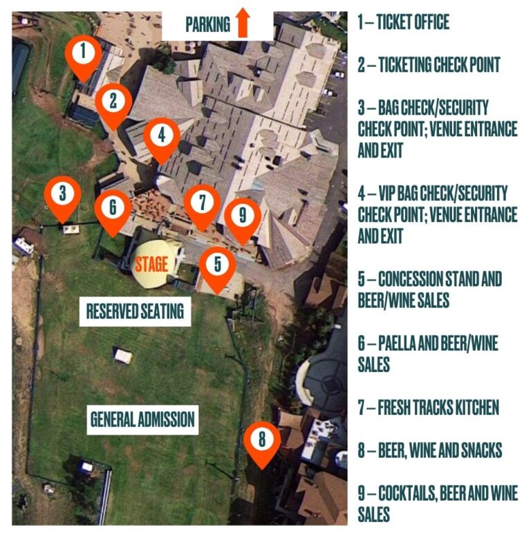 Venue Map Deer Valley Music Festival